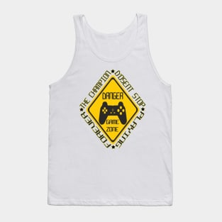 gamer danger game zone |gaming collection Tank Top